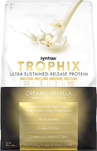 Trophix, Creamy Vanilla, 5 Pounds