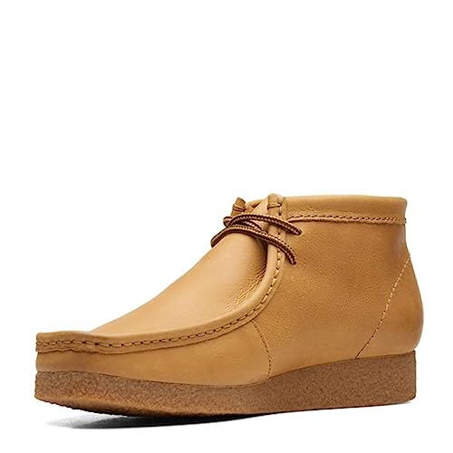 Clarks Men's Shacre Boot Ankle, Wheat Nubuck, 9.5