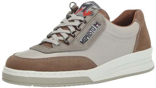 Mephisto Men's Match Sneaker, Taupe Combo Nubuck, 14
