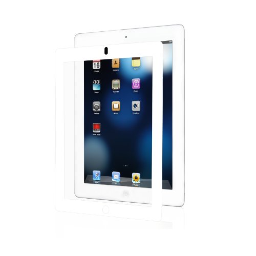 Moshi iVisor Screen Protector AG Anti-Glare/Matte for The New iPad / iPad 2 3 - White (Newest Model)