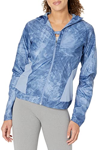 Salomon Women's BONATTI Cross FZ Hoodie, English Manor/AO/Gray Blue, L