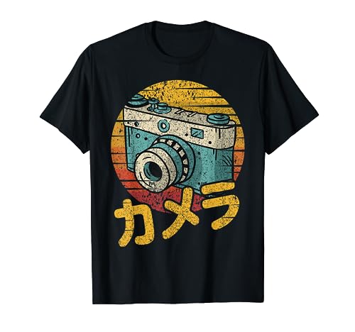 Retro Japanese Analog SLR Vintage Film DSLR Photo Camera T-Shirt