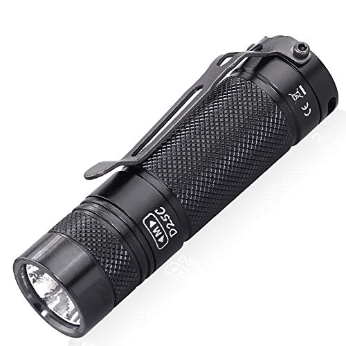 EAGTAC D25C Super Powerful LED Flashlight 800LM Portable Mini Torch Ultra Bright EDC Lamp Lantern (XM-L2 CW)