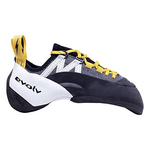 EVOLV Shaman Lace Climbing Shoes - Gold/Grey/White 11