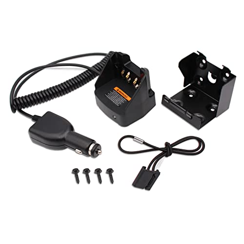 Replace NNTN8525 NNTN8525A Vehicle Travel Car Charger for Motorola XPR7550 XPR6550 XPR6350 XPR3500 XPR3300e XPR7350e APX4000 APX1000 APX 900 Two Way Radio Portable Car Charger Base -NO-IMPRES