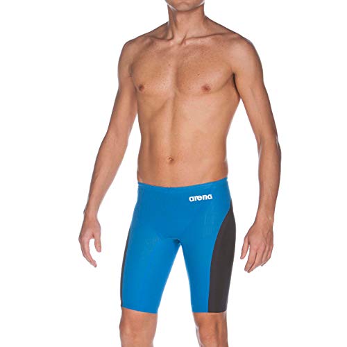 arena Men's Powerskin Carbon Flex Vx Jammer Racing Swimsuit, Imperial Blue/Dark Grey, 30