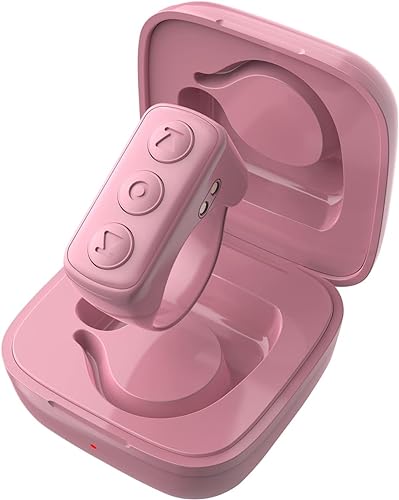 Remote Control for TikTok, Page Turner for Kindle App, Bluetooth Camera Video Recording Remote, Scrolling Ring for TIK Tok, iPhone, iPad, iOS, Android - Pink