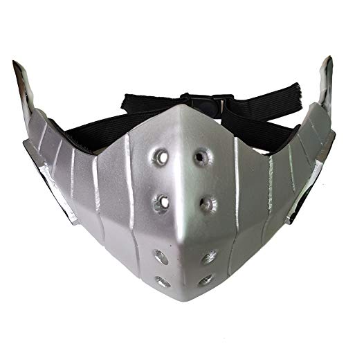 JCvCX MHA Izuku Midoriya Mask BNHA Deku Mask Soft PVC Mask Masque Size Adjustable for Adult