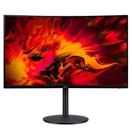 Acer Nitro XZ320Q Xbmiiphx 31.5'' 1500R Curved Full HD (1920 x 1080) VA Zero-Frame Gaming Monitor with Adaptive-Sync Technology, 240Hz Refresh Rate, 1ms VRB, (Display Port & 2 x HDMI Ports), Black