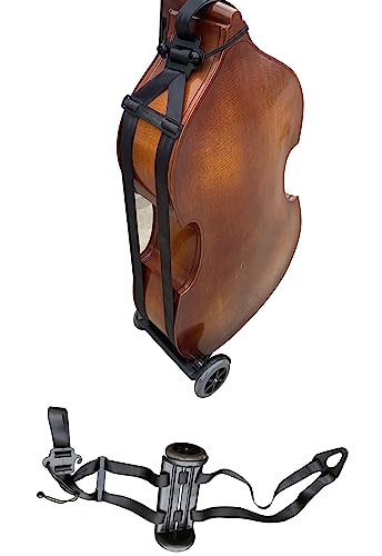 Yinfente Upright Bass Cart Bass Wheel Alternative Transport Carry String Bass Dolly Transport Double bass Strong Durable