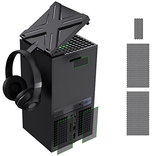 Benazcap Case Compatible with Xbox Series X, Superior PC Case Dust Filter Top Cover and Dust-Proof Filter Accessories for Xbox Series X
