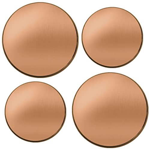 Reston Lloyd 4-Piece Electric Burner Cover Set, Copper, 2-8' & 2-10' Covers
