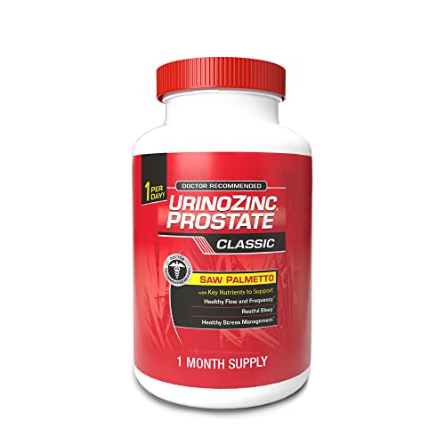 Urinozinc Prostate Classic Formula Health Supplement, 60 Capsules