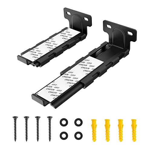 Agandax Soundbar Mount | Works with All Sound bar Mounts Under Tv for Samsung, LG, Sony, Vizio, More | Depth Adjustable Soundbar Wall Mount Bracket