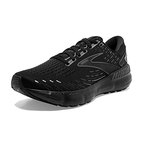 Brooks Men's Glycerin GTS 20 Supportive Running Shoe - Black/Black/Ebony - 10.5 Medium