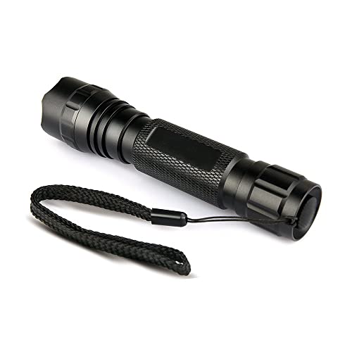 Skysted Wf-501B Single Mode 10W L2 Cool White LED 1200 Lumen Mini Portabl Handheld Flashlight with Strap,Camping, Outdoor, Emergency, Everyday Flashlights