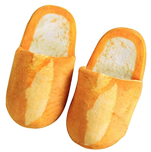 October Elf Adult Autumn Winter Slippers Warm Home Shoes (French baguette, L)…