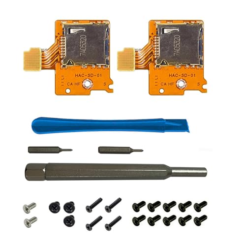 Onyehn 2pcs Micro SD Card Reader Replacement Repair Part for Nintendo Switch HAC-SD-01,TF Memory Card SlotSocket Reader Board Replacement for NS Console