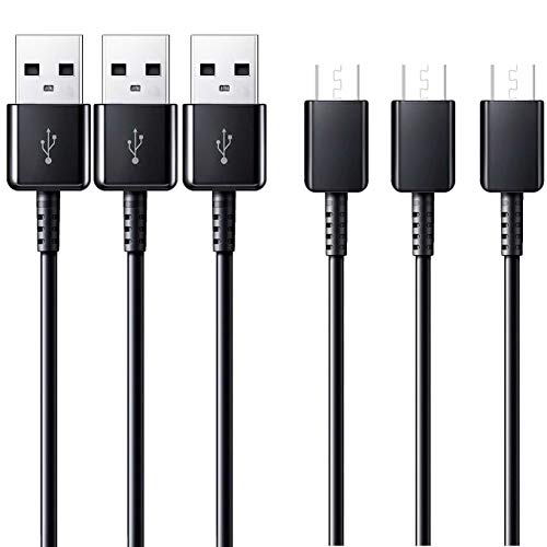 3PAck Android Charging Cable, 10ft Charger Cable,Durable Micro USB Cord Fast Charging Sync Wire Compatible Cable