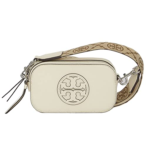 Tory Burch Women's Mini Miller Crossbody Bag, New Ivory, Off White, One Size