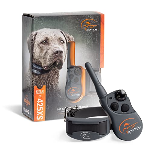 SportDOG Brand FieldTrainer 425XS Stubborn Dog Training Collar - 500 Yard Range - Rechargeable Remote Trainer with Shock, Vibrate, and Tone - SD-425XS