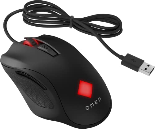 HP OMEN Vector Gaming Mouse with Ergonomic Design and Tunable Weight with RGB Lighting & Omron Switches (8BC53AA#ABL)