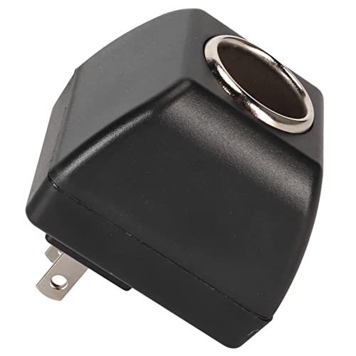 Power Adapter, Cigar Lighter DC 12V 1.5A Output Wide Compatibility LED Indicator Portable ABS for Electronic Products (US Plug)