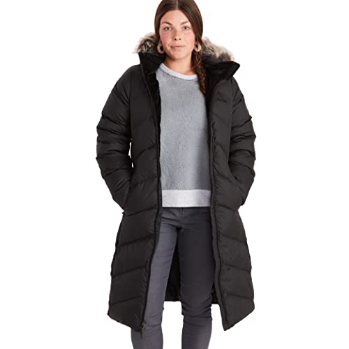 MARMOT Women’s Montreaux Full-Length Parka | Down-Insulated, Water-Resistant, Jet Black, X-Small