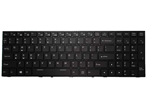 Laptop Backlit Keyboard for Eluktronics P650RS-G P670RP6 P670RS-G P670HP6 English US Black Frame