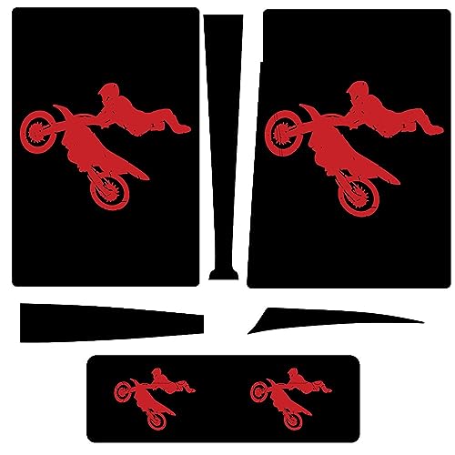 Dirt Bike Motorcycle Dirt Rider Skin for P-S-5 Disc Edition Controller Decal Cover Sticker for Console and Controllers Proctor