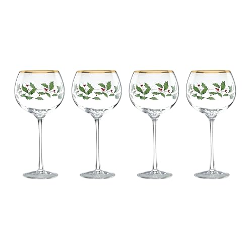 Lenox 856101 Holiday 4-Piece Wine Glass Set