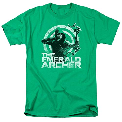 Arrow TV Show The Emerald Archer T Shirt & Stickers (XXXX-Large)