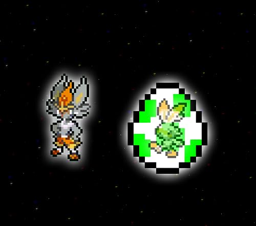 elymbmx 6IV Shiny Cinderaces with Hidden Abilities and Master Ball, and Scorbunnys in Egg with Hidden Abilities for Sword & Shield and Scarlet & Violet