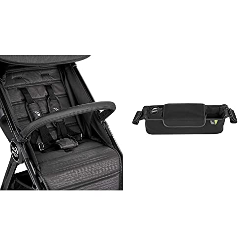 Baby Jogger City Tour 2 Belly bar, Black with Baby Jogger Parent Stroller Console, Black