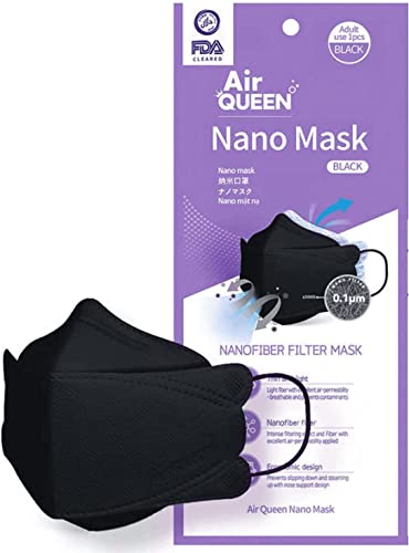 KOREAC_[Air Queen Nano Mask (Air Queen Pack of 20_BLACK)