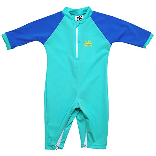 Nozone Fiji Sun Protective Baby Swimsuit in Aquatic/Blue, 18-24 Months