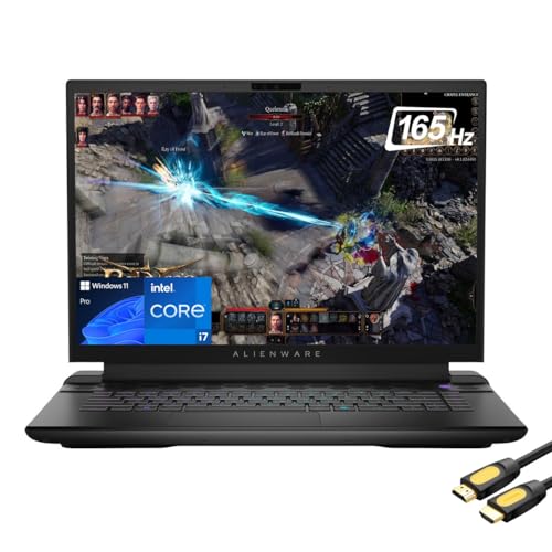 Alienware m16 Gaming Laptop, 16' QHD 165Hz, Intel 13th Gen 16-Core i7-13700HX Up to 5GHz, GeForce RTX 4070 8GB, 64GB DDR5, 2TB NVMe 4.0, Per-Key RGB KB, Thunderbolt 4, WiFi 6, SPS HDMI, Win 11 Pro