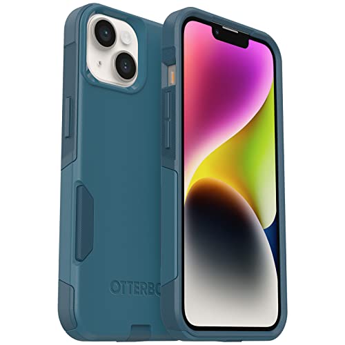 OtterBox IPhone 14 & IPhone 13 Commuter Series Case - DONT BE BLUE (Blue), Slim & Tough, Pocket-Friendly, with Port Protection