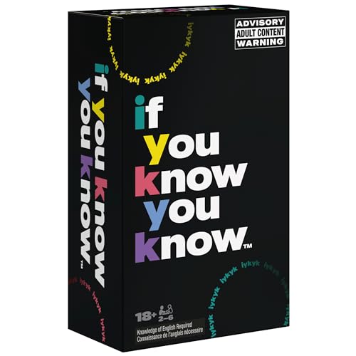 If You Know You Know IYKYK - The Question Card Game | Adult Games for Game Night | Board Games for Adults | Party Games for Adults Ages 18 & up