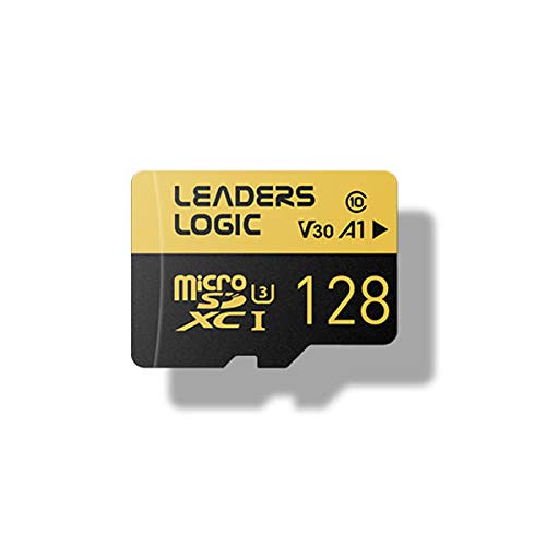 LeadersLogic microSD 128GB Memory Card + Adapter, microSDXC UHS-1 U3 Class 10 VSC 30 A1, Expanded Storage for Smartphone, Tablets,Nintendo Switch