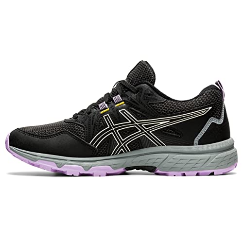 ASICS Women's Gel-Venture 8 Running Shoes, 11.5, Black/Ivory