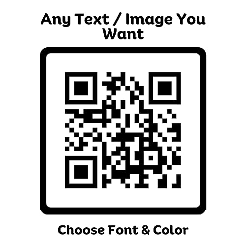 Custom QR Code Decal Sticker - Personalized Vinyl Label for Promotions, Marketing, and Branding (1, 3' Inch)