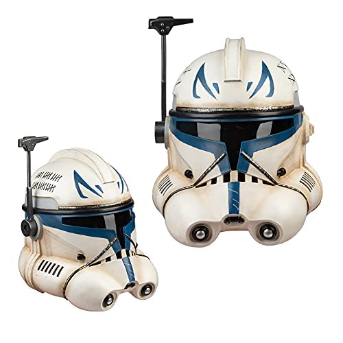 Karc Captain Rex Helmet Updated Clone Trooper Captain Rex Cosplay Costume Mask for Men Halloween Accessories Collection