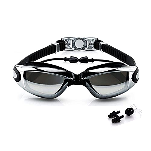 BEEWAY Swim Goggles, Swimming Goggles Anti Fog No Leaking For Adult Women Men Kids 8+