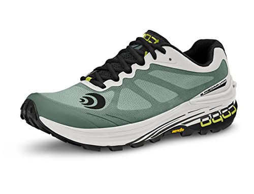 Topo Athletic Men's MTN Racer 2 Comfortable Lightweight 5MM Drop Trail Running Shoes, Athletic Shoes for Trail Running, Bone/Black, Size 12