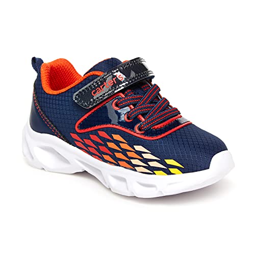 Carter's Boy's Atlas Sneaker, Navy, 12 Little Kid