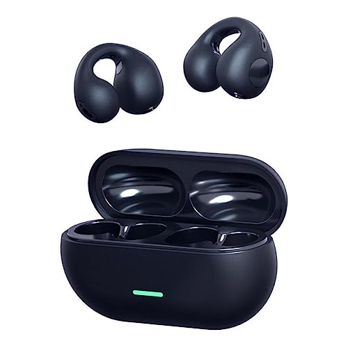 Wireless Earbuds,Open Ear Wireless Bluetooth Headphones Clip on Earbuds,Earbud & in-Ear Headphones,Wireless Sport Ear Buds,Bluetooth 5.3 Clip-on Earphones,30 Hours Playtime,for Android iOS/Samsung