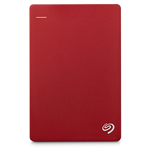 Seagate Backup Plus Slim Portable (1TB) USB 3.0 2.5' External Hard Drive - Red
