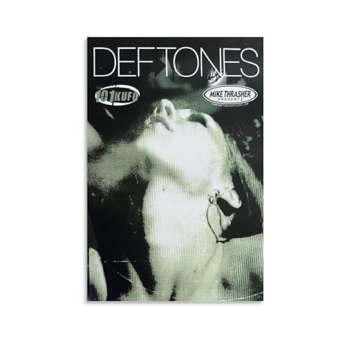 Deftones Album Vintage Poster Rock Band Poster for Room Aesthetic Canvas Wall Art Bedroom Decor 12x18inch(30x45cm)