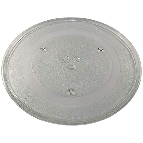 HQRP 14-1/8 inch Glass Turntable Tray fits Whirlpool W10531726 W11402532 W11358813 KMHS120EBL0 WMH53520CB0 WMH73521CB0 WMH76719CB0 YWMH78019HB0 Microwave Oven Cooking Plate 360mm 14.125'